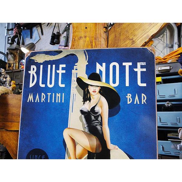 ブルーノート　U.S.ヘヴィースチールサイン アメリカ雑貨 アメリカン雑貨 サインプレート ティンサインボード インテリア 壁飾り |  | 01