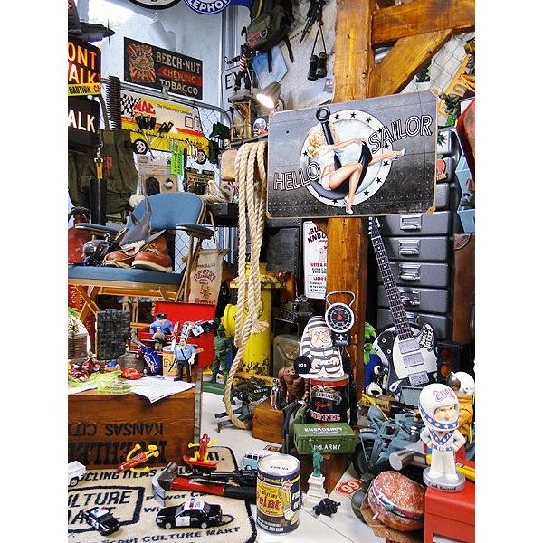 ピンナップガール　ハローセーラー　U.S.ヘヴィースチールサイン アメリカン雑貨 アメリカ雑貨 サインプレート 通販 インテリア |  | 05