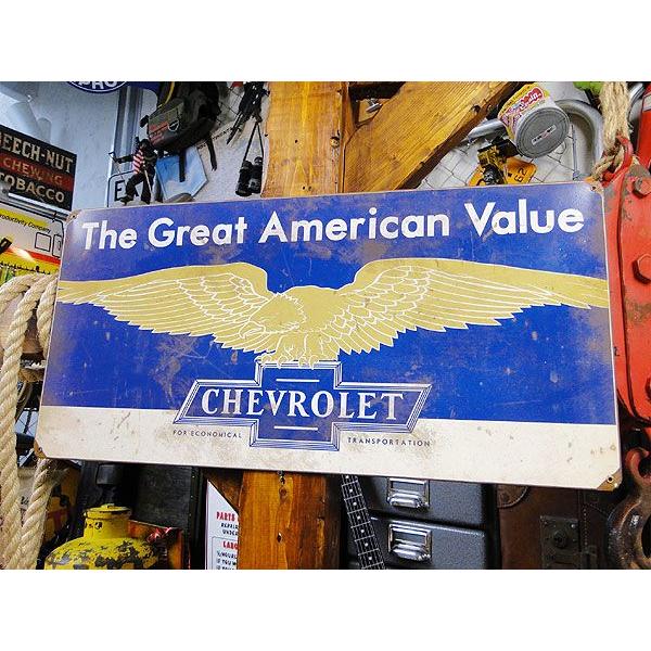 シボレー・イーグルのU.S.ヘヴィースチールサイン アメリカ雑貨 アメリカン雑貨 サインプレート ティンサインボード | アメリカン レトロ