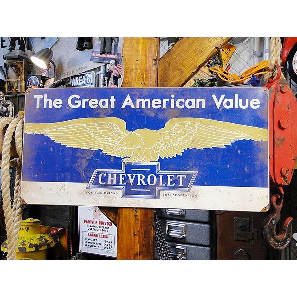 シボレー・イーグルのU.S.ヘヴィースチールサイン アメリカ雑貨 アメリカン雑貨 サインプレート ティンサインボード | アメリカン レトロ | 05