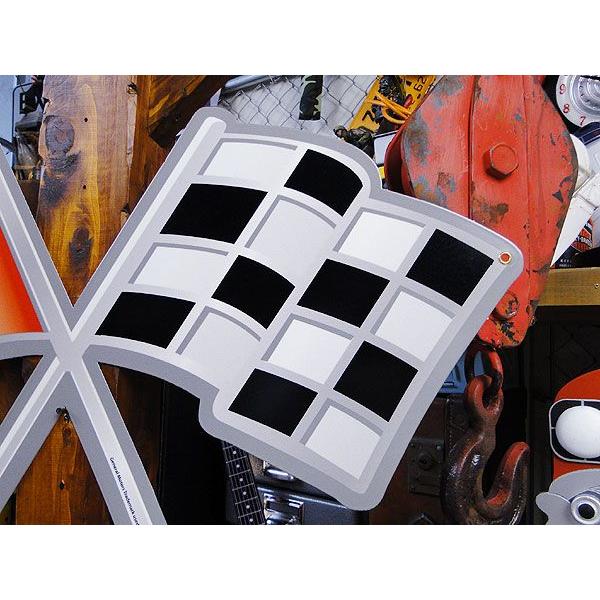 シボレー・クロスフラッグのU.S.ヘヴィースチールサイン アメリカ雑貨 アメリカン雑貨 サインプレート ティンサインボード | アメリカン レトロ | 01