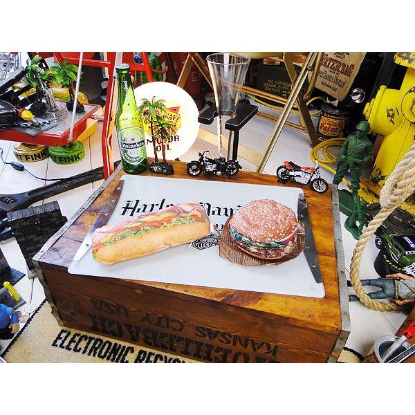 ハーレーダビッドソン　グラス　カッティングボード ■ アメリカン雑貨 アメリカ雑貨 アメリカ 輸入 インテリア グッズ キッチン雑貨 | Harley Davidson | 03