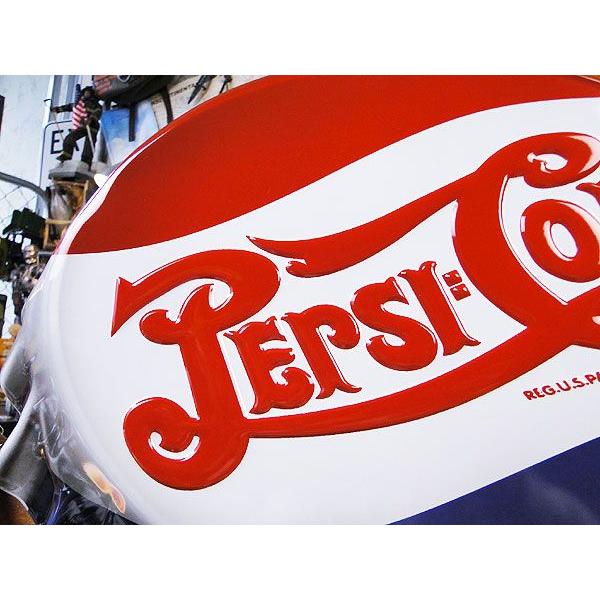 ペプシ　エンボスティンサイン ボトルキャップ　ダイカット アメリカ雑貨 アメリカン雑貨 サインプレート ティンサインボード インテリア |  | 01