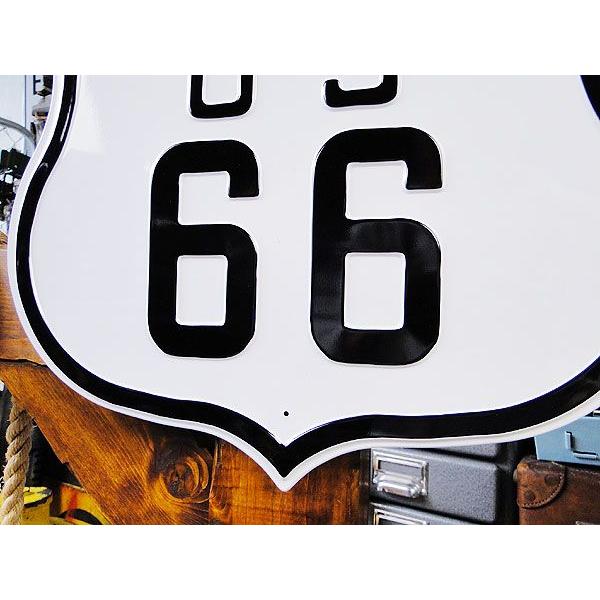 ルート66 ロードサイン　エンボス　ティンサイン アメリカ雑貨 アメリカン雑貨 サインプレート ティンサインボード |  | 02