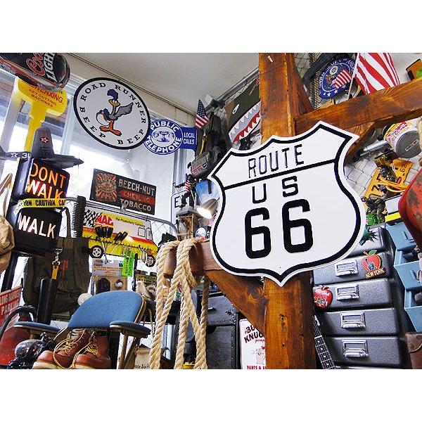 ルート66 ロードサイン　エンボス　ティンサイン アメリカ雑貨 アメリカン雑貨 サインプレート ティンサインボード |  | 04