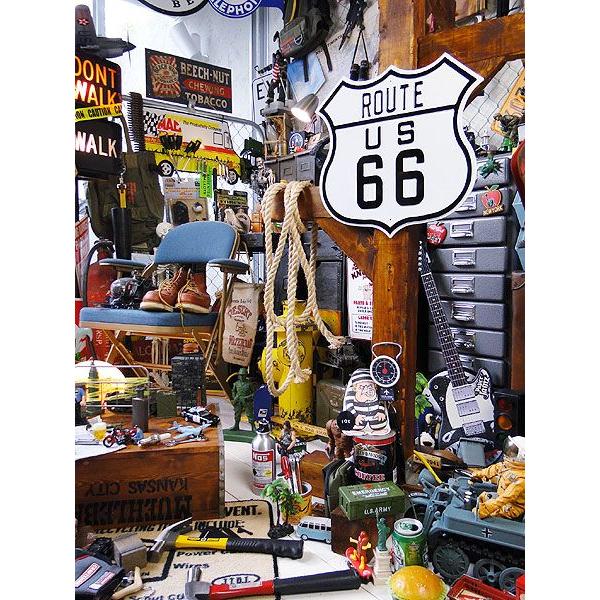ルート66 ロードサイン　エンボス　ティンサイン アメリカ雑貨 アメリカン雑貨 サインプレート ティンサインボード |  | 05