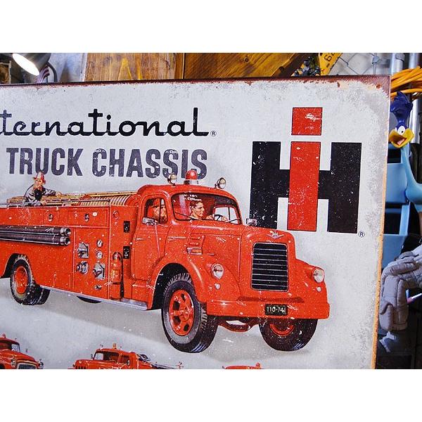 昔の消防車　ブリキ看板 アメリカ雑貨 アメリカン サインプレート ティンサインボード インテリア 壁飾り | アメリカン レトロ | 01