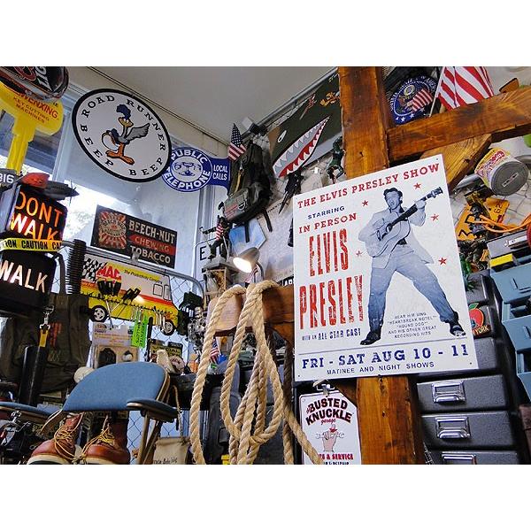 エルヴィス・プレスリー オン・ステージ　ブリキ看板 アメリカ雑貨 アメリカン雑貨 サインプレート |  | 04