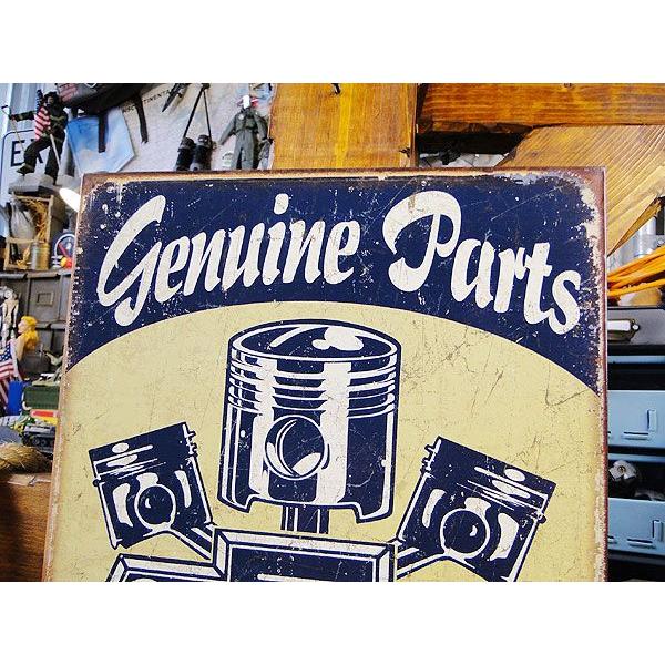 シボレー　ブリキ看板　（シェビーパーツ　ピストン）　アメリカン雑貨　アメリカ雑貨　サインプレート　ティンサインボード　壁飾り | Chevy | 01