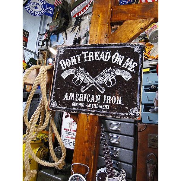 DON'T TREAD ON ME　ブリキ看板　（アメリカンアイアン）　■ アメリカン雑貨 アメリカ雑貨 | アメリカン レトロ | 03