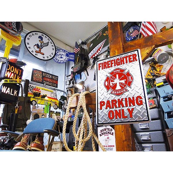 消防士専用駐車場　ブリキ看板 アメリカ雑貨 アメリカン雑貨 | アメリカン レトロ | 04