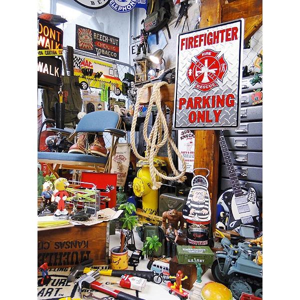 消防士専用駐車場　ブリキ看板 アメリカ雑貨 アメリカン雑貨 | アメリカン レトロ | 05