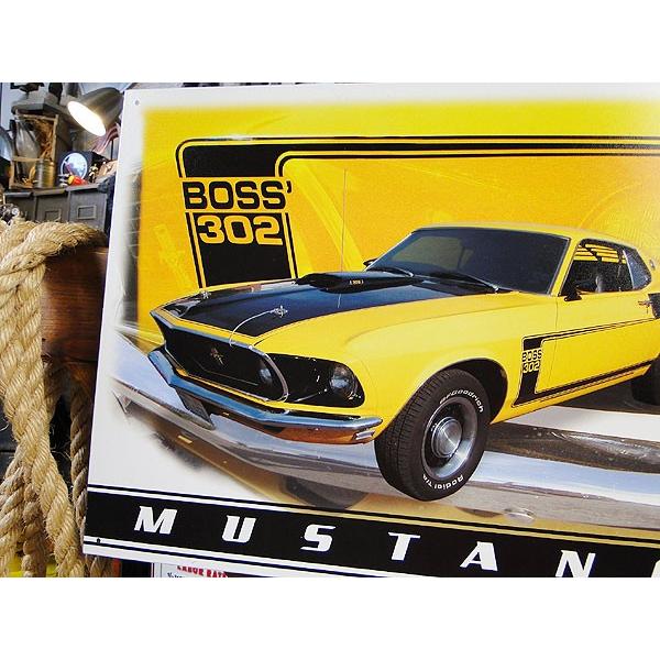 フォード 69年マスタング BOSS302　ブリキ看板 アメリカ雑貨 アメリカン雑貨 爆買 | アメリカン レトロ | 01