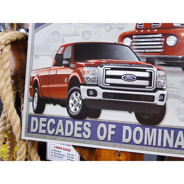 フォード　Fシリーズトラック　ブリキ看板 アメリカン雑貨 アメリカ雑貨 | アメリカン レトロ | 01