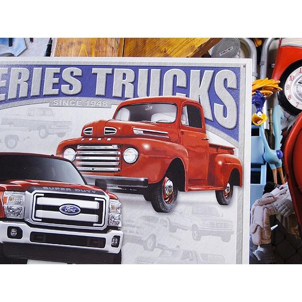 フォード　Fシリーズトラック　ブリキ看板 アメリカン雑貨 アメリカ雑貨 | アメリカン レトロ | 02