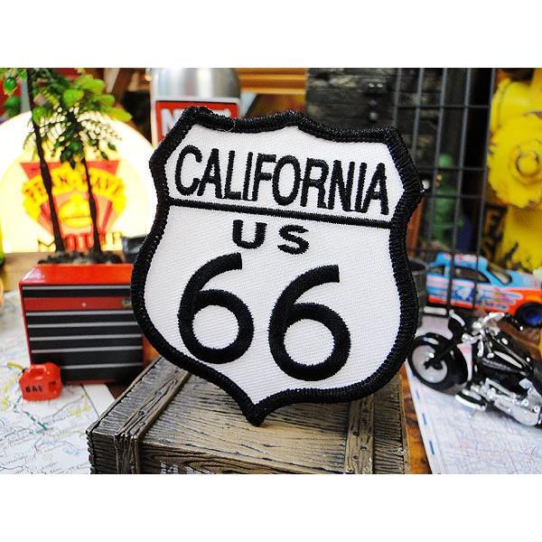 アメリカン レトロ ルート66 ワッペン （カリフォルニア） アメリカ