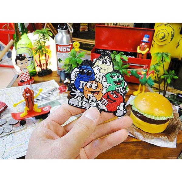 カンパニーキャラクターワッペン　（m&m'sオールフレンズ）　アメリカ雑貨　アメリカン雑貨　アメリカ　ロゴ　キャラクター　ミニ 爆買 | m&m&m's | 01
