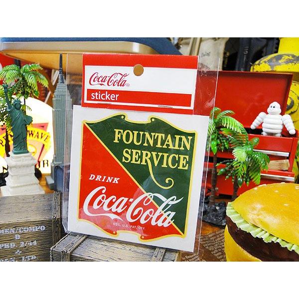 コカ・コーラブランド　アドバタイジングステッカー　（BA2）　アメリカン雑貨　アメリカ雑貨　おしゃれ | Coca Cola