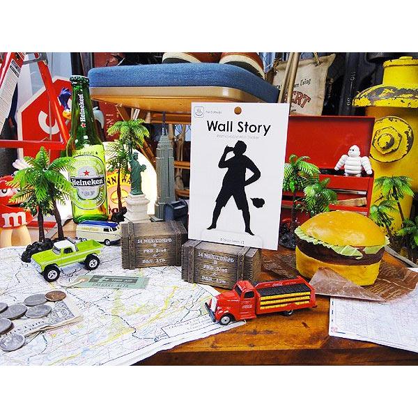 ウォールストーリー　リムーバブルステッカー　（Ojisanシリーズ2）　/　風呂上がり　アメリカ雑貨　アメリカン雑貨　車　シール　グッズ |  | 03