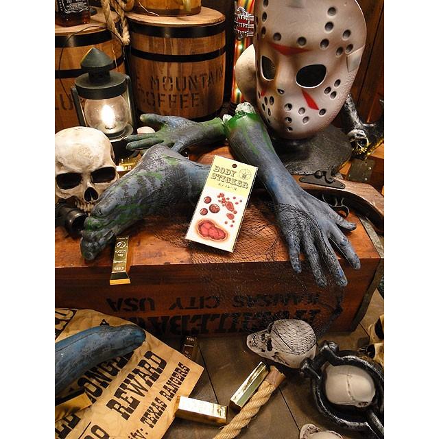 【即納】【在庫あり】キズとケガの特殊メイクシール　（ヤケド）　■　パーティー　飾り　アメリカ雑貨　店舗装飾　ハロウィン雑貨　仮装 |  | 02