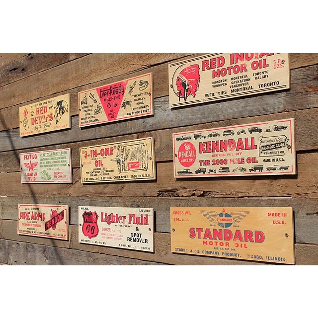 アメリカンガレージ　ミニウッドサイン　（9種類オールセット） アメリカ雑貨 アメリカン雑貨 壁掛け インテリアな部屋 木製看板 |  | 01