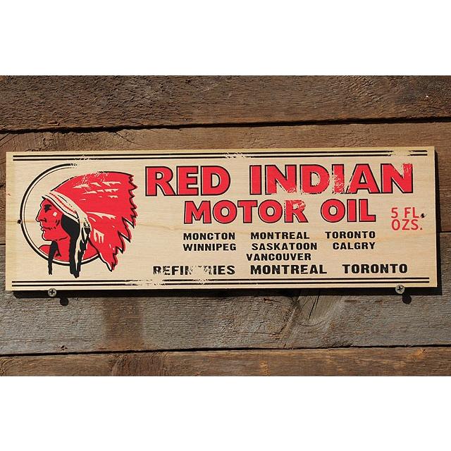 アメリカンガレージ　ミニウッドサイン　（レッドインディアン）　アメリカ雑貨　アメリカン雑貨　壁掛け　インテリアな部屋　木製看板 | 