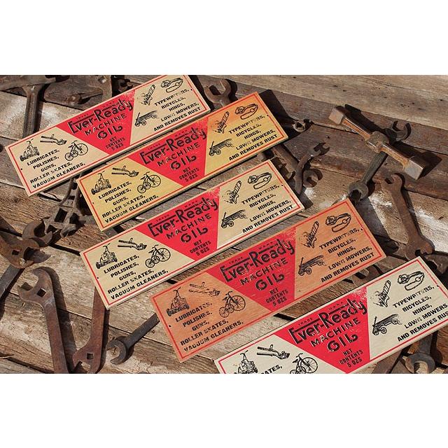 アメリカンガレージ　ミニウッドサイン　（エバーレディオイル） アメリカ雑貨 アメリカン雑貨 壁掛け インテリアな部屋 木製看板 |  | 04