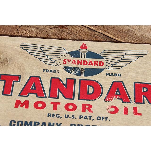 アメリカンガレージ　ミニウッドサイン　（スタンダードオイル） アメリカ雑貨 アメリカン雑貨 壁掛け インテリアな部屋 木製看板 |  | 02