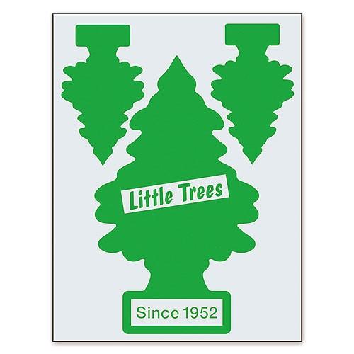 リトルツリー　カットアウトステッカー　A　（グリーン）　アメリカ雑貨　アメリカン雑貨 | 