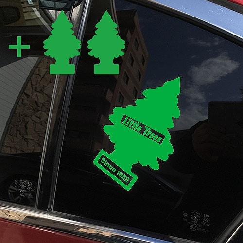 リトルツリー　カットアウトステッカー　A　（グリーン）　アメリカ雑貨　アメリカン雑貨 |  | 02