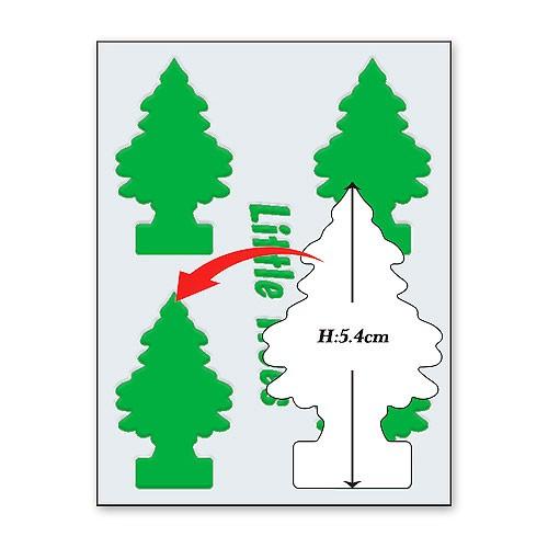 リトルツリー　カットアウトステッカー　B　（グリーン）　アメリカ雑貨　アメリカン雑貨 |  | 01