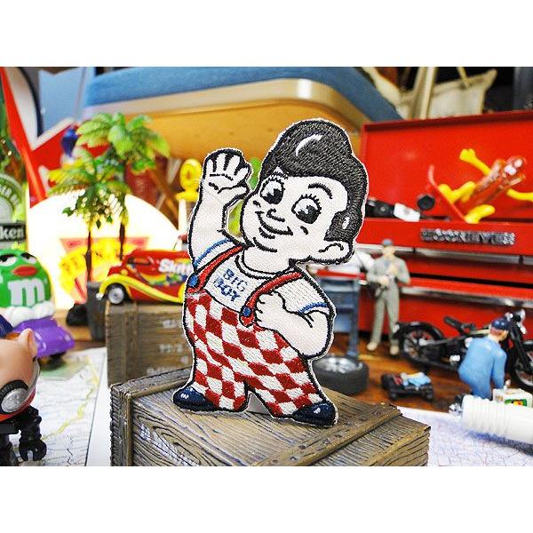 カンパニーキャラクターワッペン ビッグボーイ アメリカ雑貨 人気ショップ アメリカン雑貨 アイロン アメリカ キャラクター 通販 ロゴ ブランド