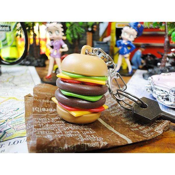 キッカーランド　ハンバーガー　サウンドキーリング　■ アメリカン雑貨 アメリカ雑貨 | 