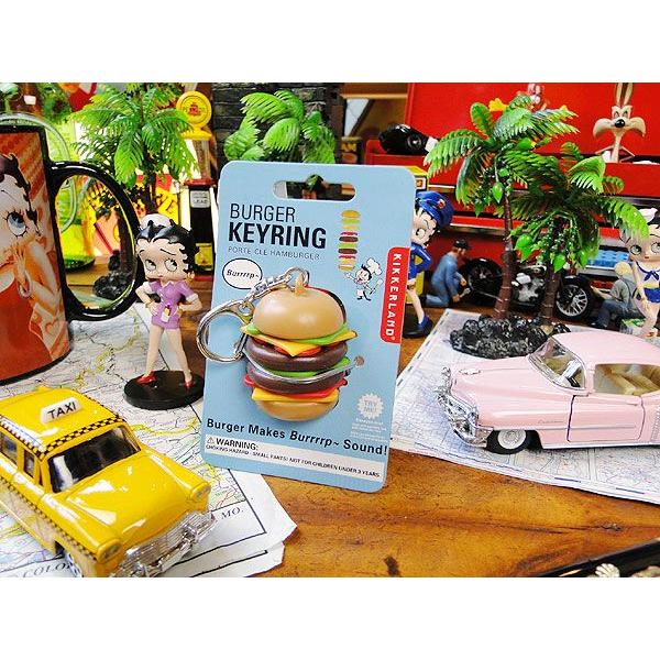 キッカーランド　ハンバーガー　サウンドキーリング　■ アメリカン雑貨 アメリカ雑貨 |  | 04