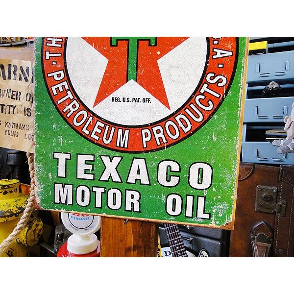 テキサコ　ブリキ看板　（ヴィンテージロゴ）　■ アメリカン雑貨 アメリカ雑貨 |  | 02