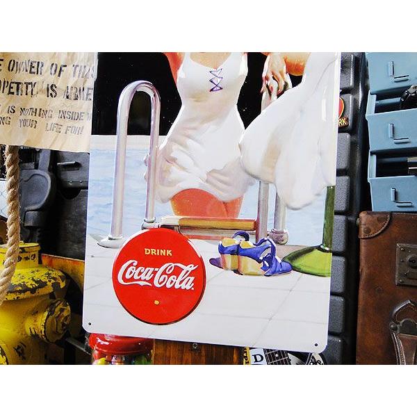 コカ・コーラブランド ハロービューティー　エンボス・ティンサイン アメリカ雑貨 アメリカン雑貨 サインプレート ティンサインボード | Coca Cola | 02