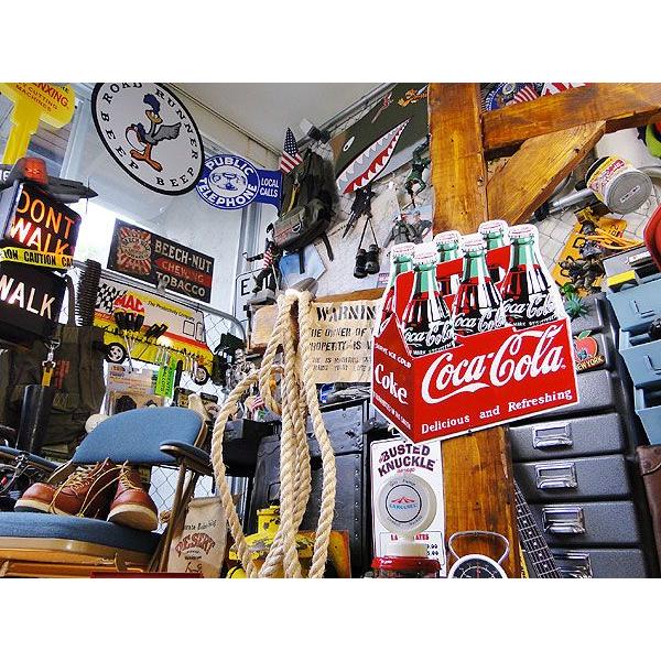 コカ・コーラブランド 6パックカートンボックス　エンボス・ティンサイン アメリカ雑貨 アメリカン雑貨 サインプレート ティンサインボード | Coca Cola | 04