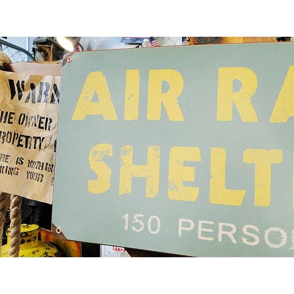 防空壕　U.S.ヘヴィースチールサイン アメリカ雑貨 アメリカン雑貨 | アメリカン レトロ | 01