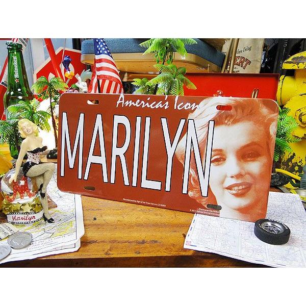 マリリンモンロー　ライセンスプレート　（マリリン/MARILYN）　アメリカ雑貨　アメリカンな雑貨屋さん　ガレージ | アメリカン レトロ