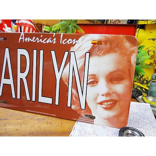 マリリンモンロー　ライセンスプレート　（マリリン/MARILYN）　アメリカ雑貨　アメリカンな雑貨屋さん　ガレージ | アメリカン レトロ | 02