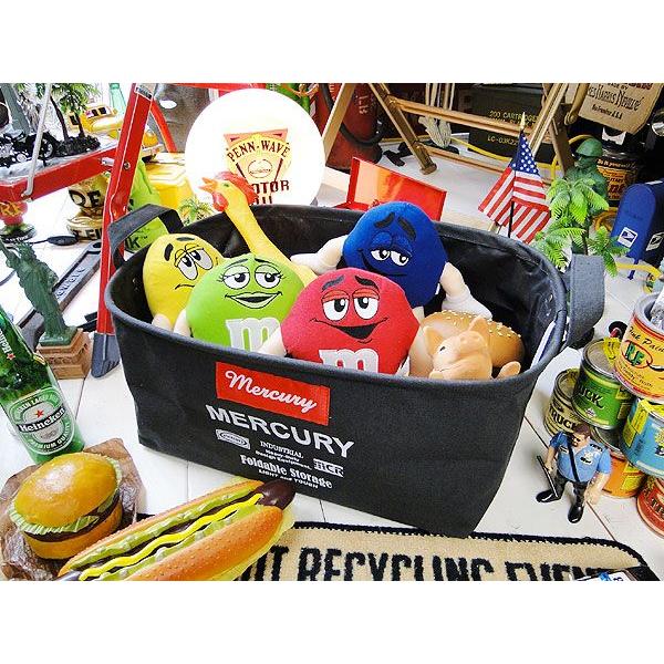 マーキュリー　マーキュリー　キャンバス　オーバルバケツ　Sサイズ　（ブラック）　■　アメリカン雑貨　アメリカ雑貨　MERCURY　ゴミ箱 | MERCURY