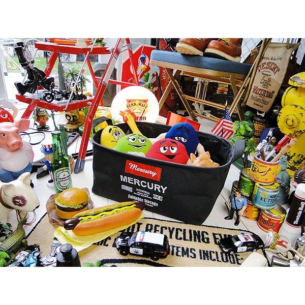 マーキュリー　マーキュリー　キャンバス　オーバルバケツ　Sサイズ　（ブラック）　■　アメリカン雑貨　アメリカ雑貨　MERCURY　ゴミ箱 | MERCURY | 04