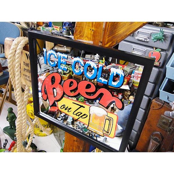 ガレージパブミラー（ビアー） アメリカ雑貨 アメリカン雑貨