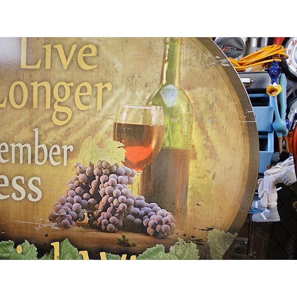 ワインを飲もう！　U.S.へヴィースチールサイン アメリカ雑貨 アメリカン雑貨 サインプレート ティンサインボード |  | 01