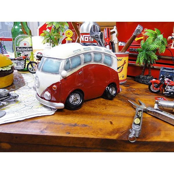 オールディーズマネーバンク　（ワーゲンバス）　アメリカ雑貨　アメリカン雑貨　貯金箱　おもしろ　インテリア　おしゃれ |  | 02