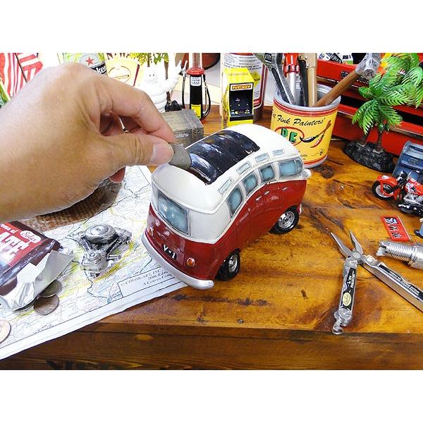 オールディーズマネーバンク　（ワーゲンバス）　アメリカ雑貨　アメリカン雑貨　貯金箱　おもしろ　インテリア　おしゃれ |  | 04