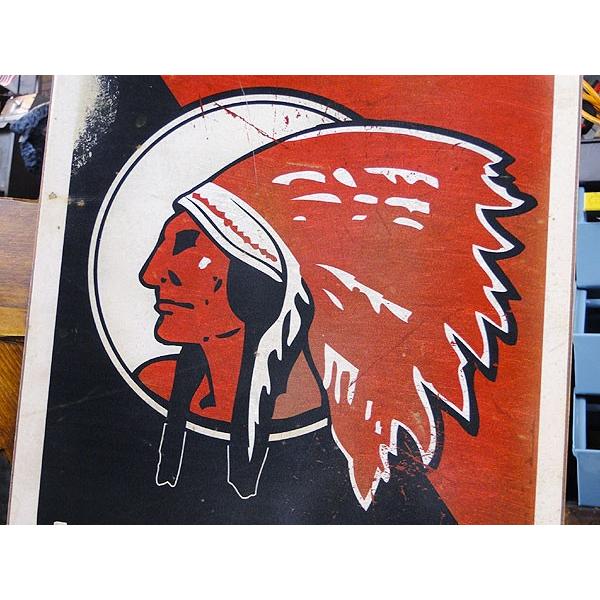 レッドインディアンモーターオイル　U.S.ヘヴィースチールサイン アメリカ雑貨 アメリカン雑貨 壁掛け ブランド |  | 02