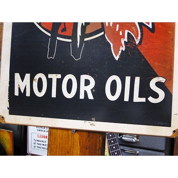 レッドインディアンモーターオイル　U.S.ヘヴィースチールサイン アメリカ雑貨 アメリカン雑貨 壁掛け ブランド |  | 03