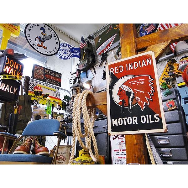 レッドインディアンモーターオイル　U.S.ヘヴィースチールサイン アメリカ雑貨 アメリカン雑貨 壁掛け ブランド |  | 04