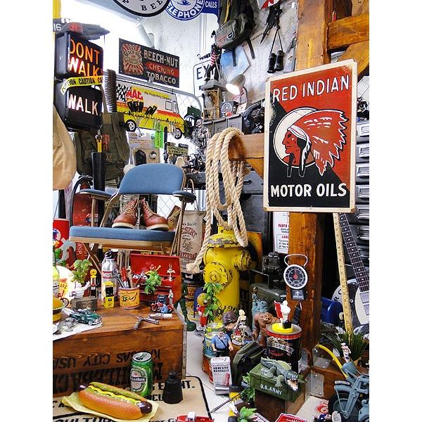 レッドインディアンモーターオイル　U.S.ヘヴィースチールサイン アメリカ雑貨 アメリカン雑貨 壁掛け ブランド |  | 05